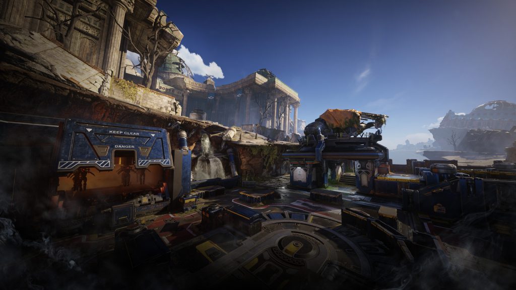 A COG Training facility for DeeBees sits under the shadow of the House of Sovereigns