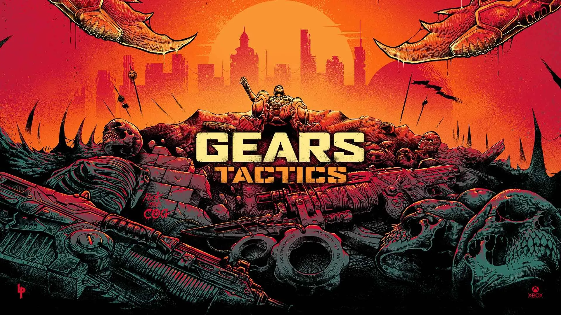 Gears Tactics key art done by Luke Preece