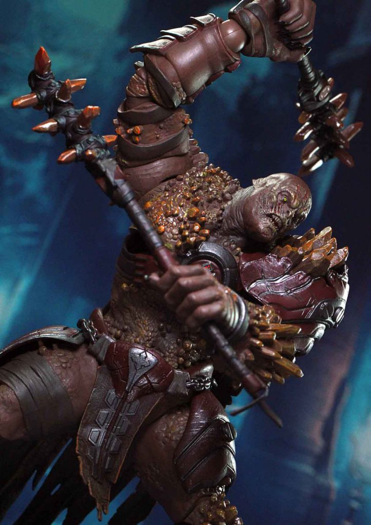 The Warden 1/12 scale action figure in an action pose
