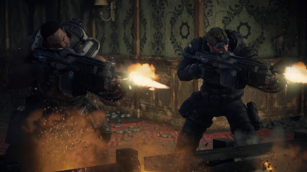 Cole and Baird are two of the thirteen COG characters remastered and available in multiplayer