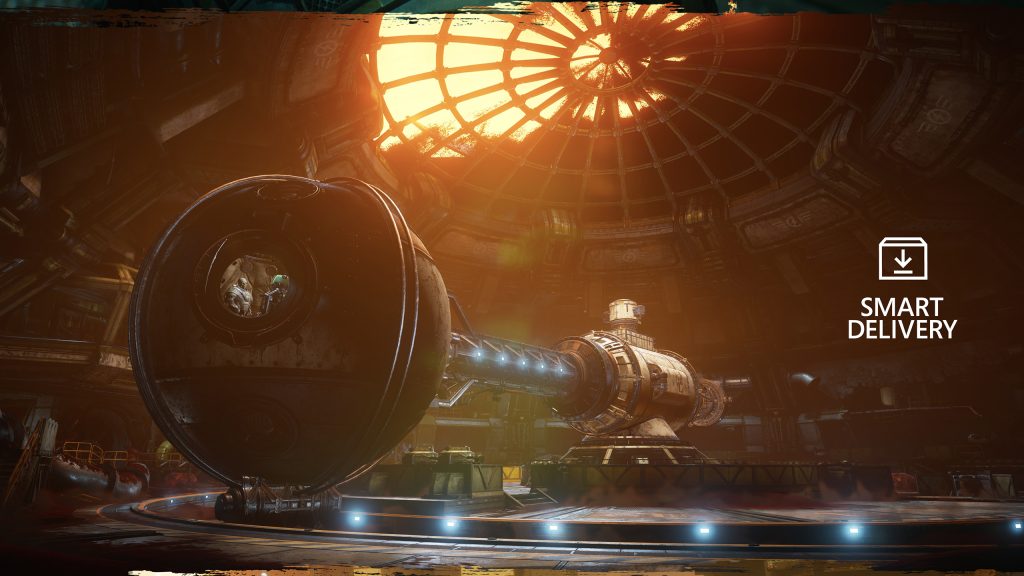 Gears 5 lab in the evening