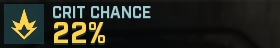 a sample of the percentage chance with the critical chance icon from Gears Tactics