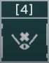 Disabling shot ability icon