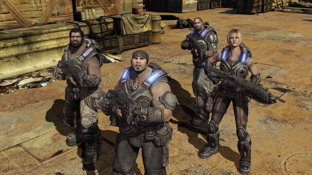 Gears 3 was the first Gears title to feature four-player co-op
