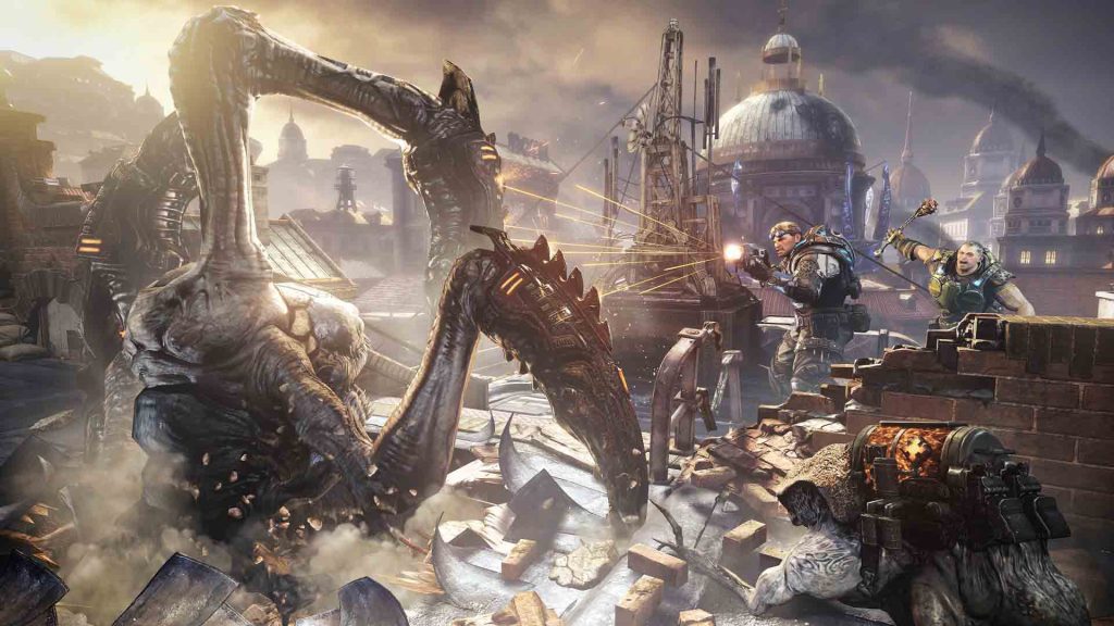 OverRun is a class-based mode where the COG and Locust clash. As the COG, the objectiv is to defend the Emergence Hole covers and generator at all costs, which the Locust attackers are tasked with destroying these as soon as possible to win the match