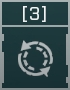 Two spinning arrows that signifies the reload action ability in combat