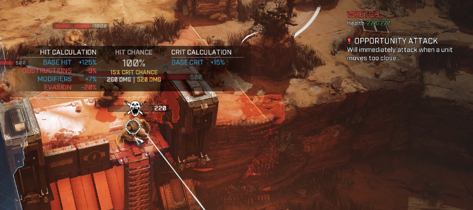 An example of the overlay of the tac-com display in-game
