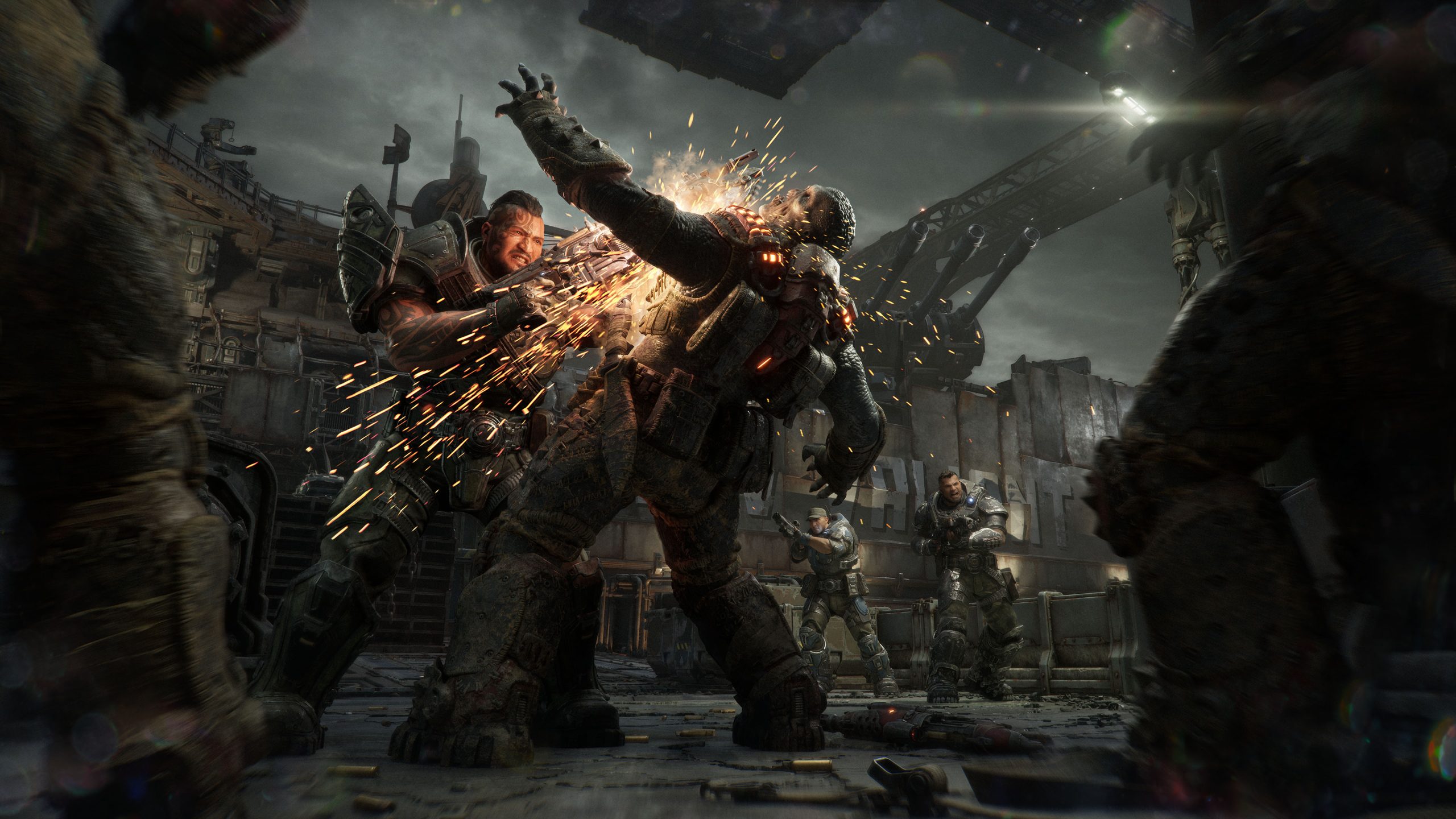 Tai chainsaws through enemy drone in Multiplayer mode