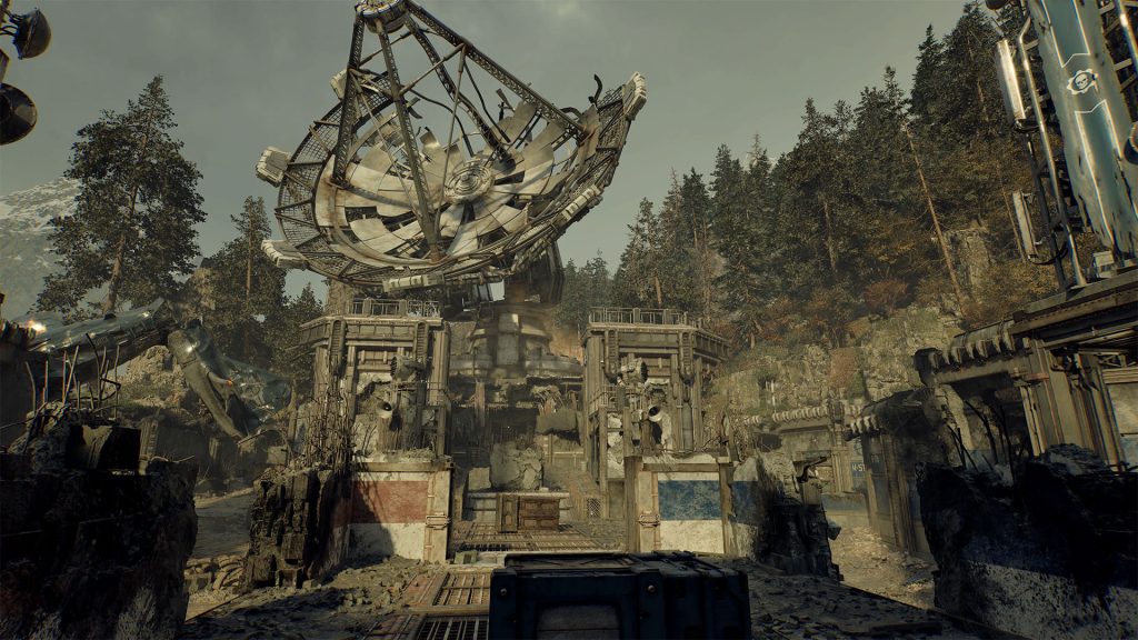 Destroyed cog camp in the forest
